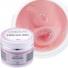 Гель Lilly Beaute Natural Pink 4 56 г, розовый