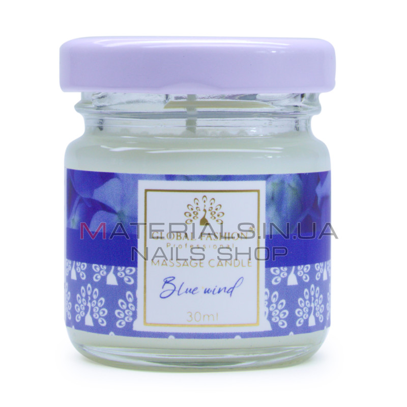 Масажна свічка Global Fashion, 30 ml, Blue wind