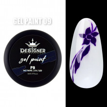 Gel Paint (no wipe) Гель-фарба (без липкого шару) Designer Professional, 5мл. №09