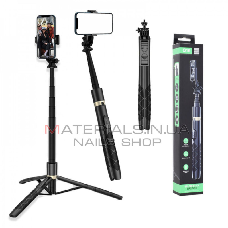 Монопод Tripod Q16, Bluetooth-кнопка, 1,56 м