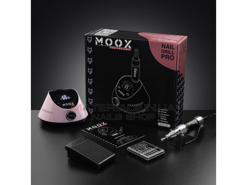Фрезер Мокс X805 (Рожевий) на 55 000 об/хв. та 80W. для манікюру та педикюру