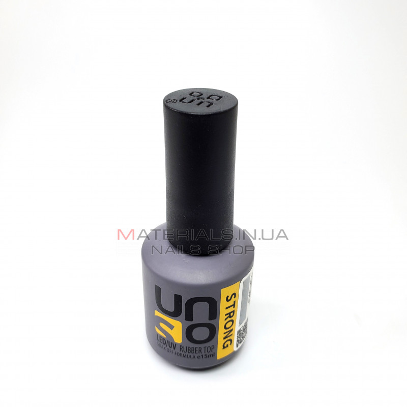 Uno Strong Rubber Top - верхнє каучукове покриття, 15мл Uno Strong Rubber Top - верхнє каучукове покриття, 15мл