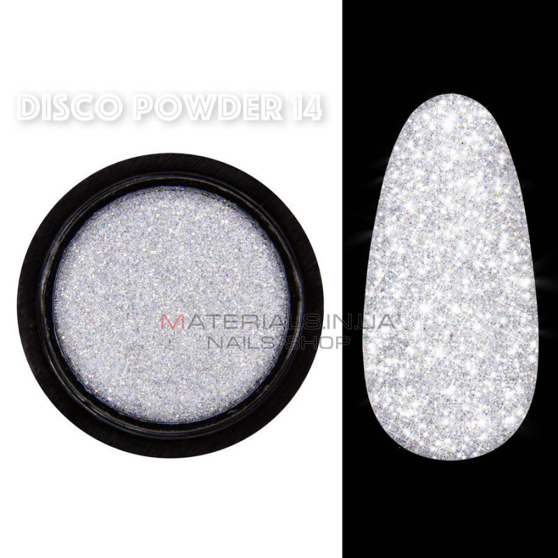 Disco powder Світловідбиваюче втирання Designer Professional №14 Disco powder Світловідбиваюче втирання Designer Professional №14