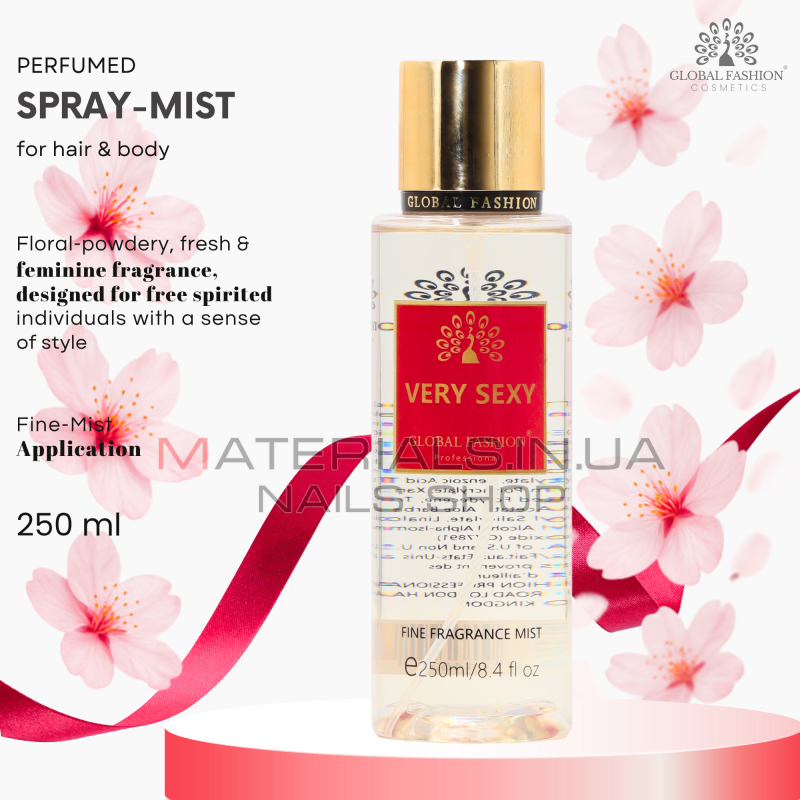 Мист для тела, Global Fashion, Very Sexy, 250ml