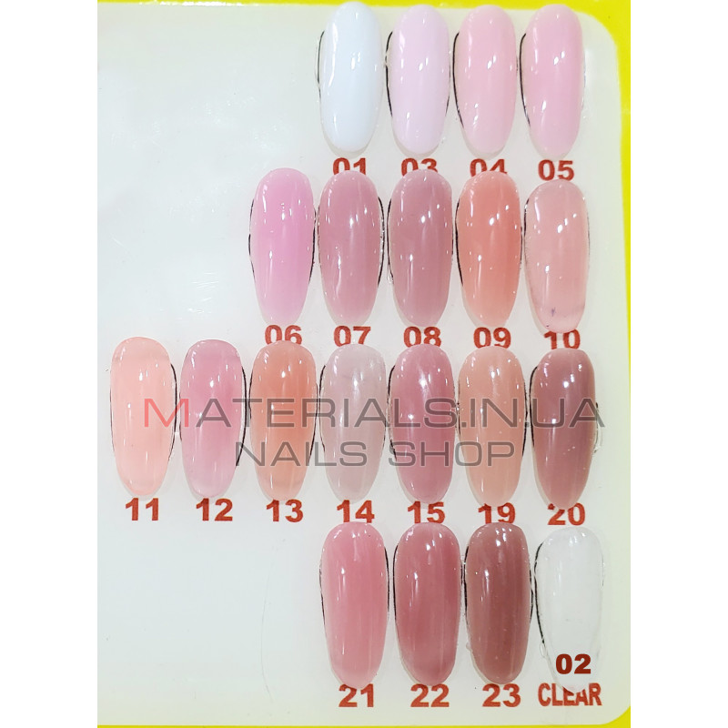 Полігель PolyGel Uv Gel Habibi №001-023, 30г