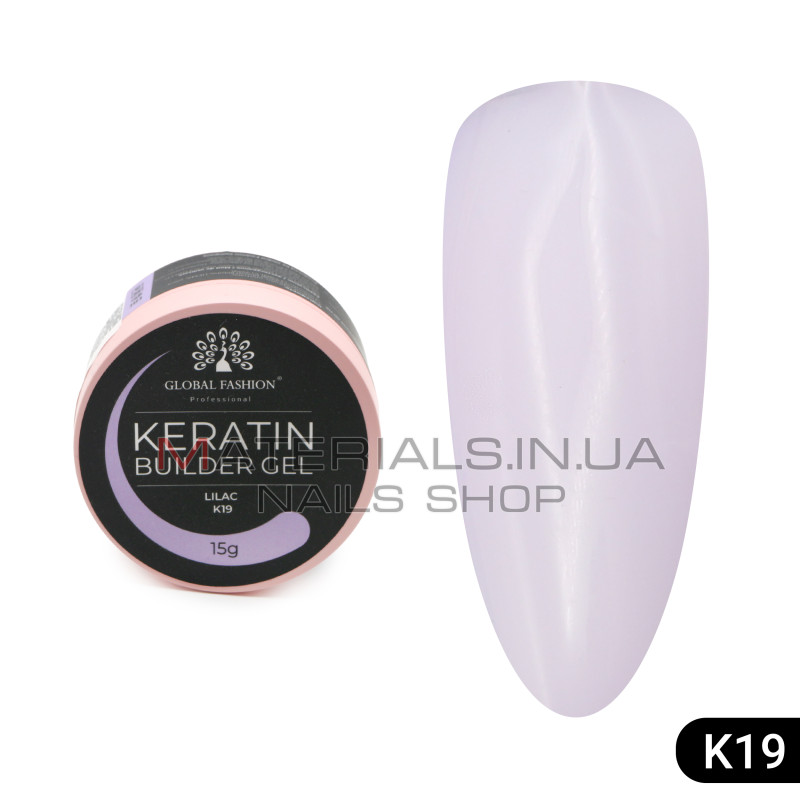 KERATIN BUILDER GEL, Global Fashion, 15 g, K19