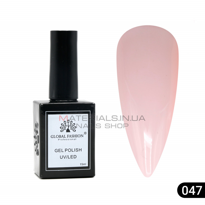 Гель лак Global Fashion, Gel polish 15 ml, 47